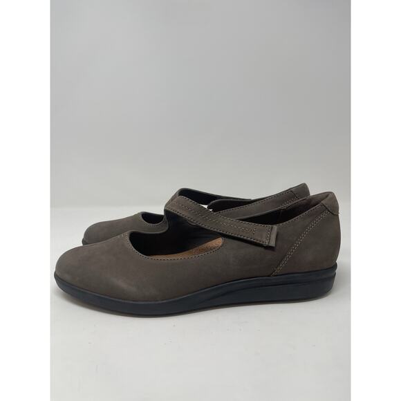 Clarks Tamzen Walk Women's Leather Cushioned Mary Jane Loafers 10M Brown - Picture 6 of 10